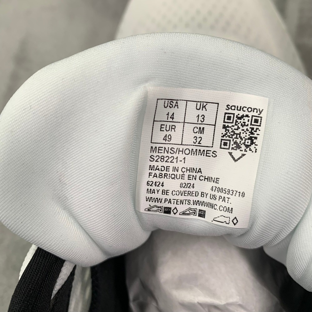 Saucony Surge 3 Men's Size 14 White Yellow Running Shoes S28221-1 New In Box - Picture 4 of 12